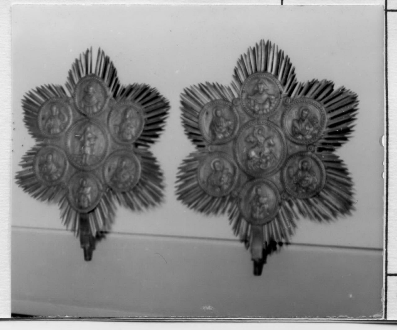 Santi (flabello, serie) - bottega balcanica (metà sec. XVIII)