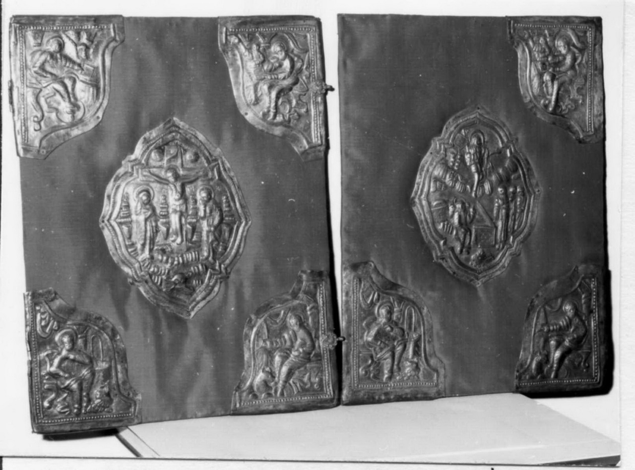 episodi del Nuovo Testamento (coperta di libro liturgico) - bottega balcanica (sec. XVII)