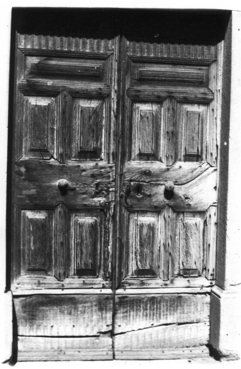 porta - a due battenti - bottega reggiana (sec. XVIII)