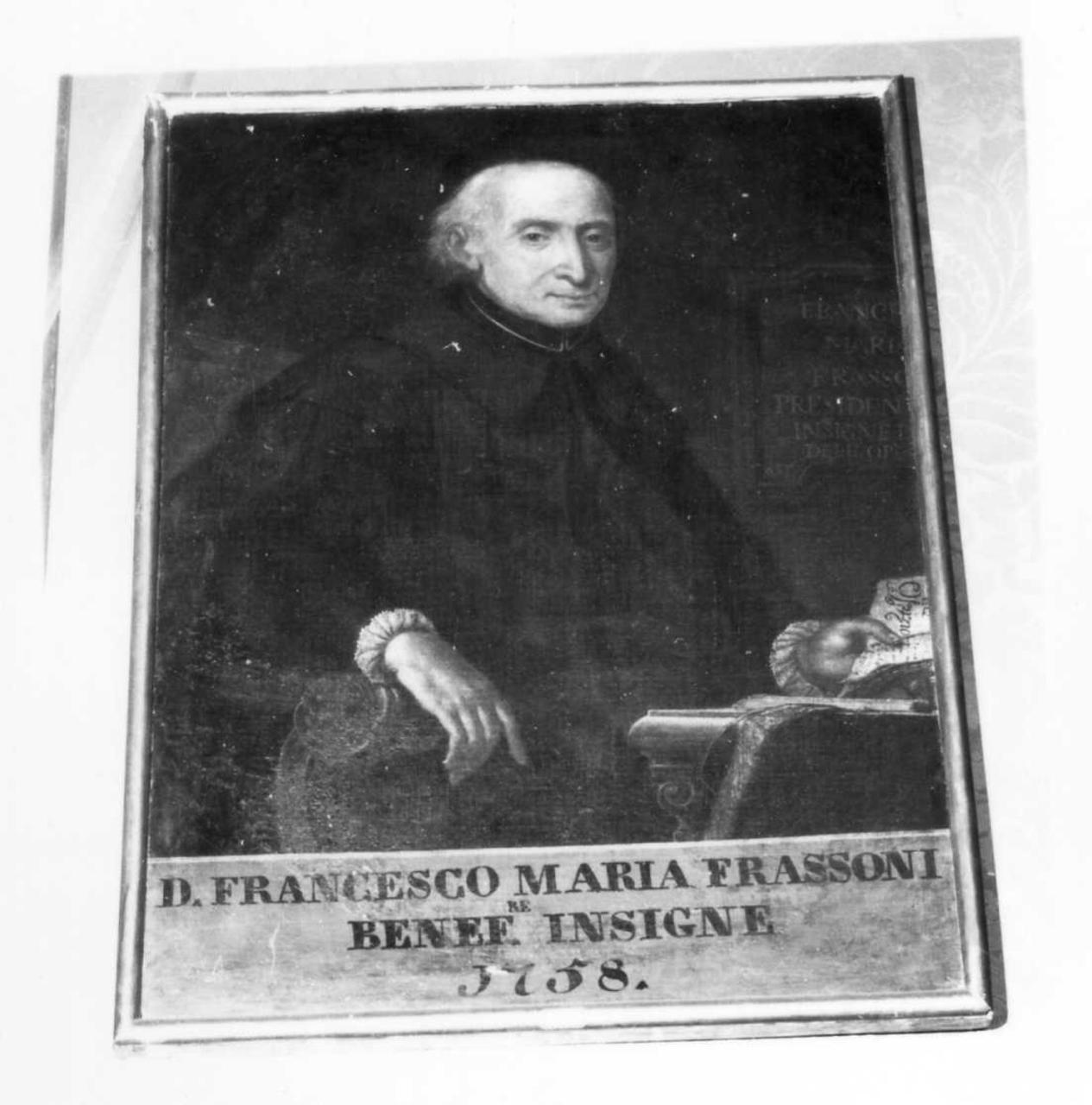 Don Francesco Maria Frassoni (dipinto) - ambito modenese (metà sec. XVIII)