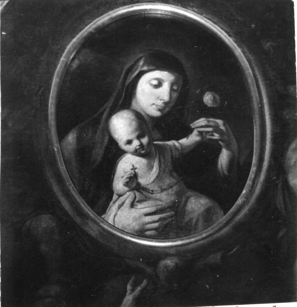 Madonna con Bambino e Santi (dipinto) di Vellani Francesco (prima metà sec. XVIII)
