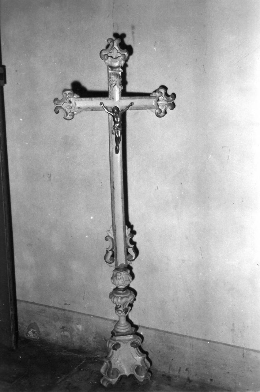 croce d'altare - bottega reggiana (secc. XVIII/ XIX)