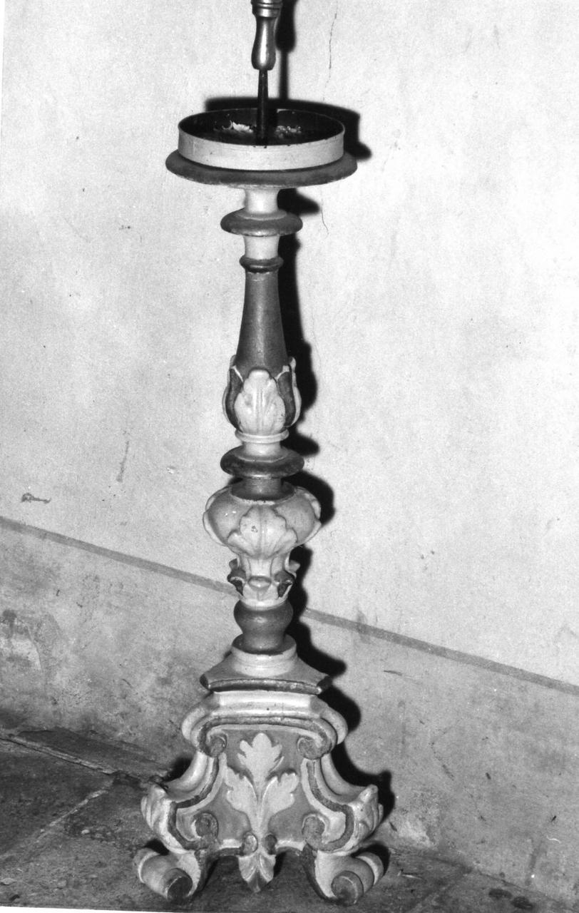 candeliere, serie - bottega reggiana (sec. XIX)