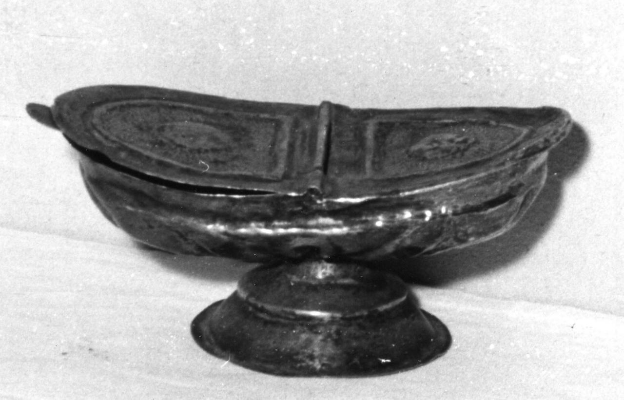 navicella portaincenso - bottega emiliana (sec. XVII)