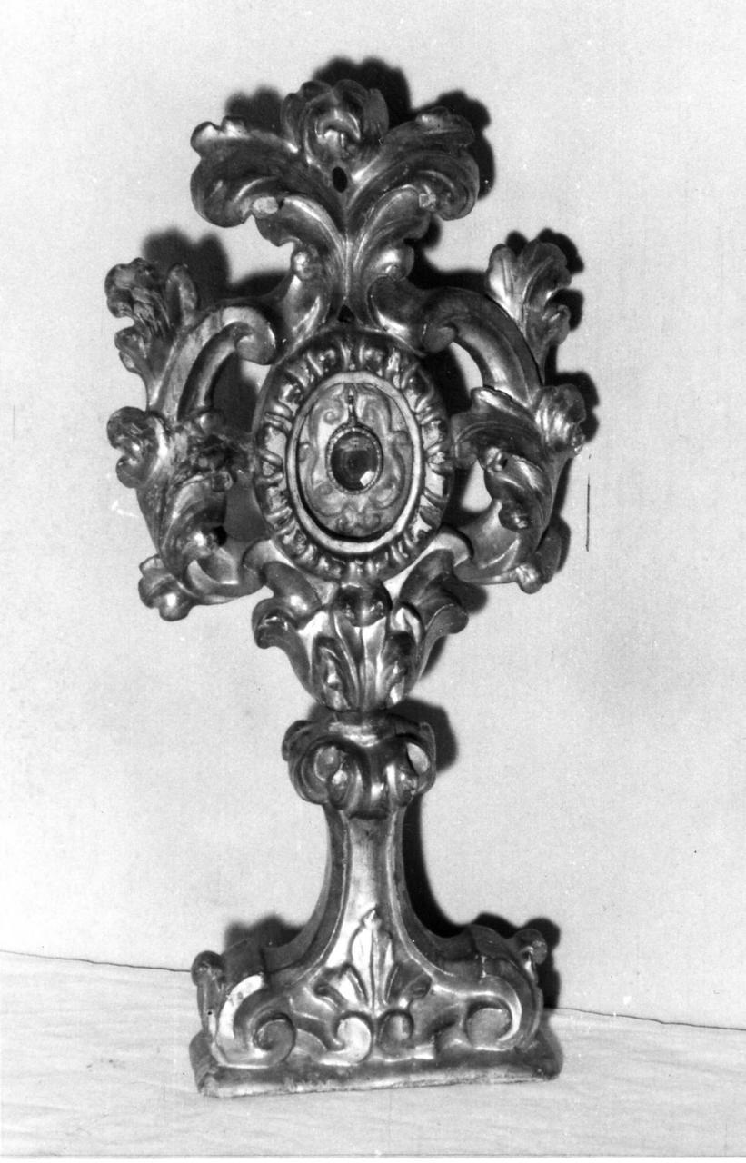 reliquiario - a ostensorio - bottega emiliana (sec. XVIII)