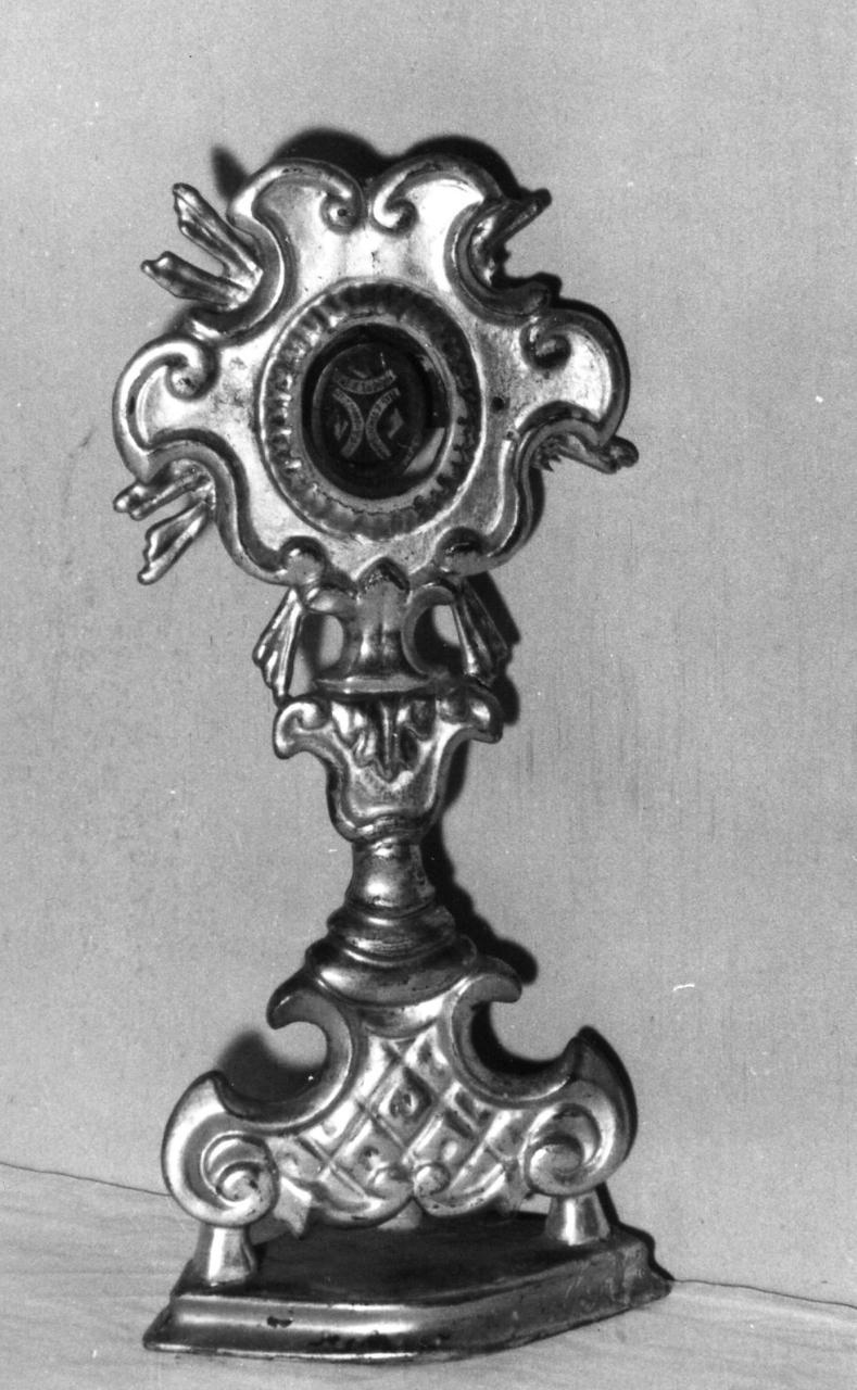 reliquiario - a ostensorio - bottega emiliana (secc. XVIII/ XIX)