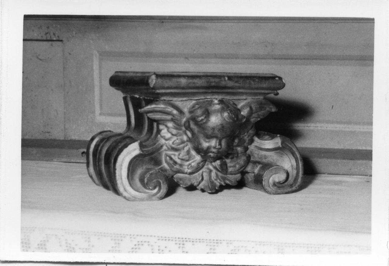 mensola - bottega reggiana (fine/inizio secc. XVII/ XVIII)