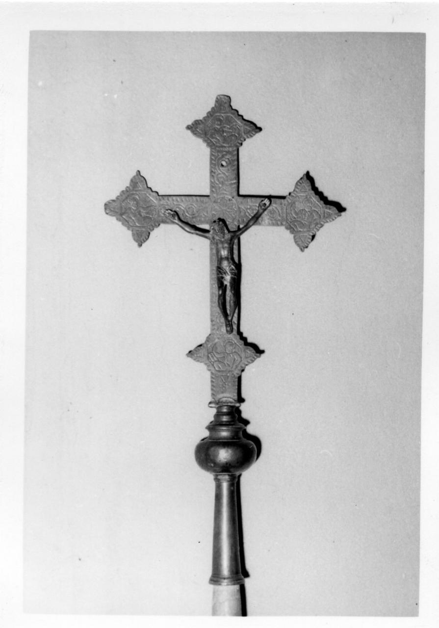 croce processionale - bottega reggiana (prima metà sec. XVII)