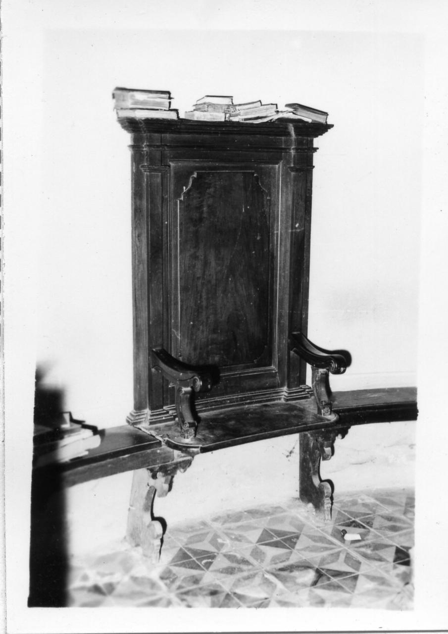 stalli del coro - bottega reggiana (sec. XVIII)