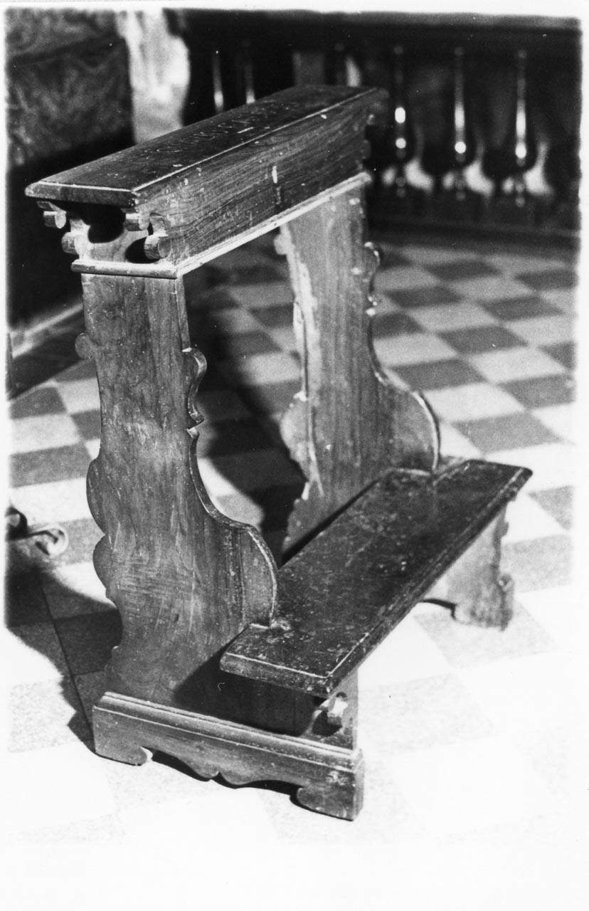 inginocchiatoio - bottega reggiana (sec. XIX, sec. XIX)