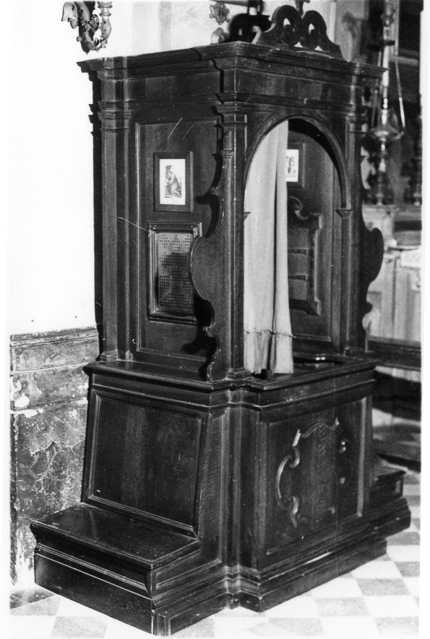 confessionale - bottega reggiana (sec. XVIII, sec. XIX)