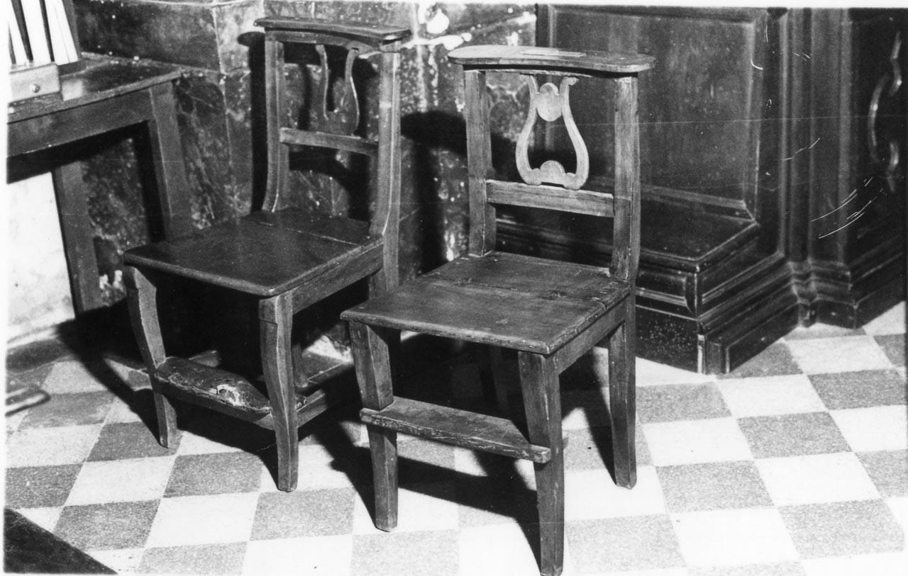 sedia, serie - bottega emiliana (sec. XIX)