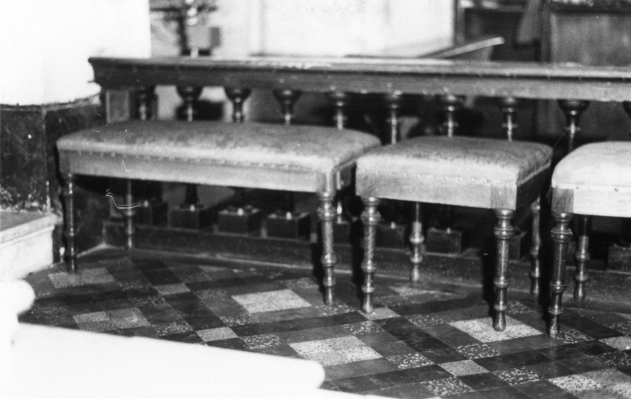 panca, serie - bottega emiliana (seconda metà sec. XIX)