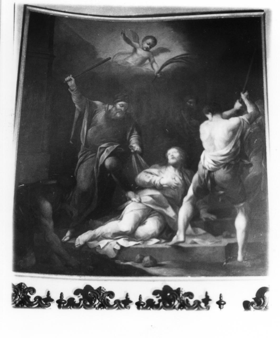 martirio di San Giacomo (dipinto) di Vellani Francesco (sec. XVIII)