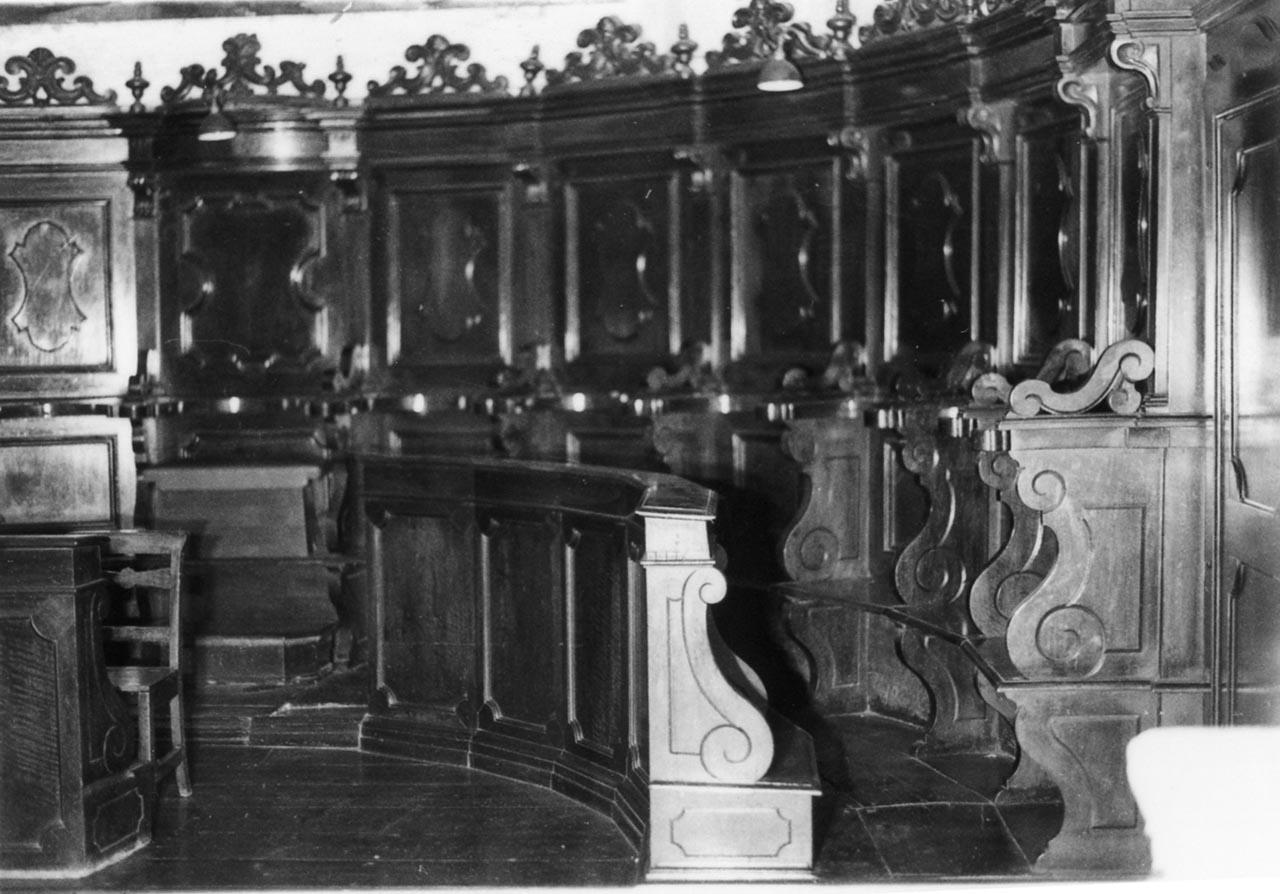 stalli del coro - bottega reggiana (sec. XVIII)
