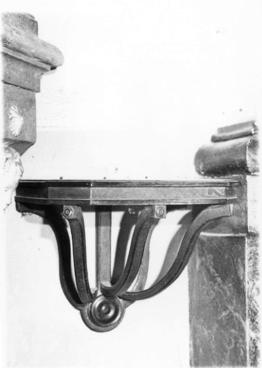 mensola, serie - bottega reggiana (inizio sec. XIX)