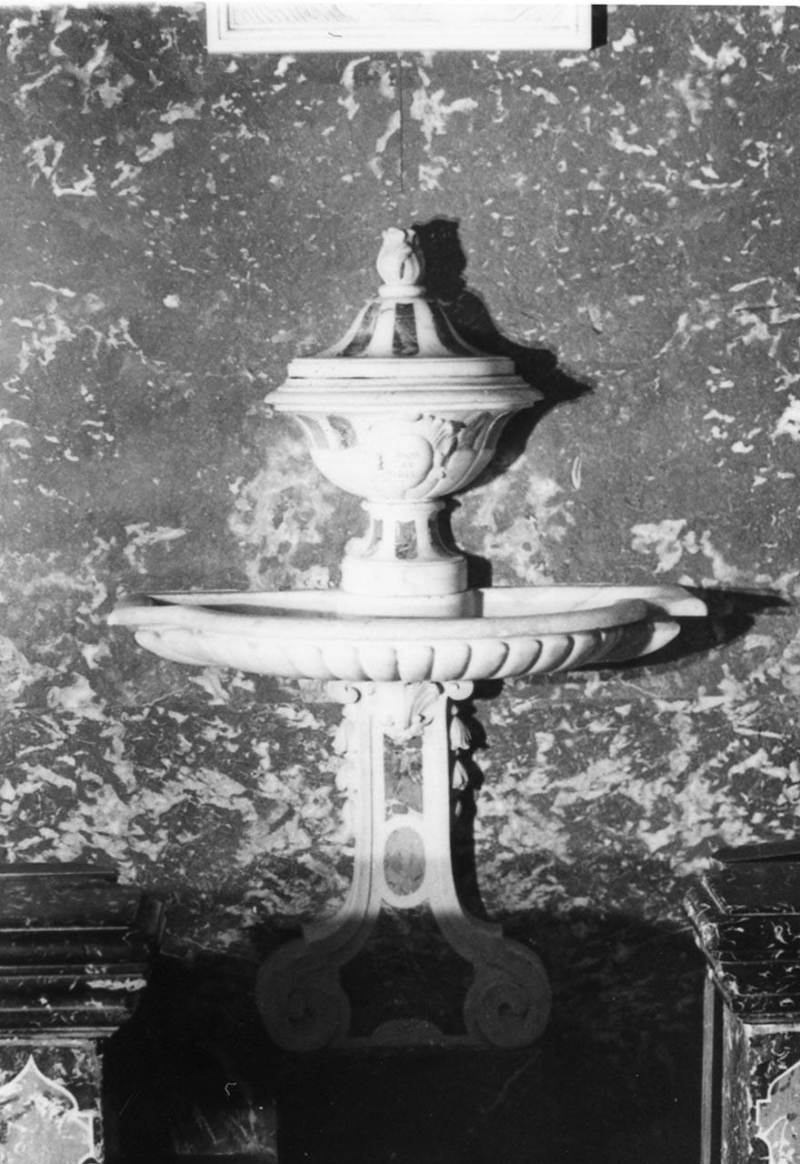 fonte battesimale - bottega reggiana (sec. XVIII)