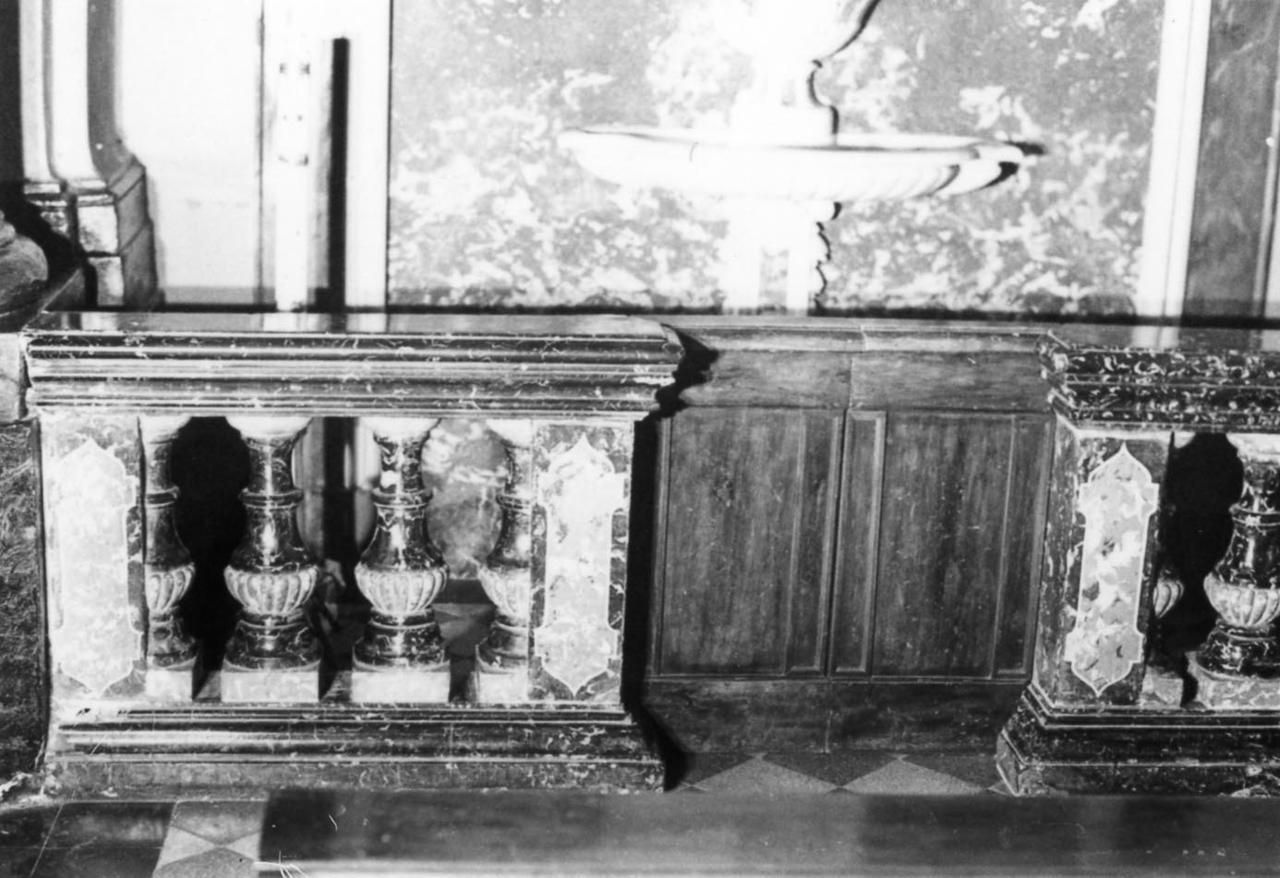 balaustrata - bottega reggiana (sec. XVIII, sec. XIX)