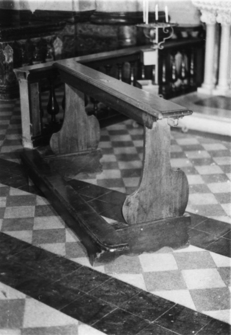 banco da chiesa, serie - bottega reggiana (sec. XIX)