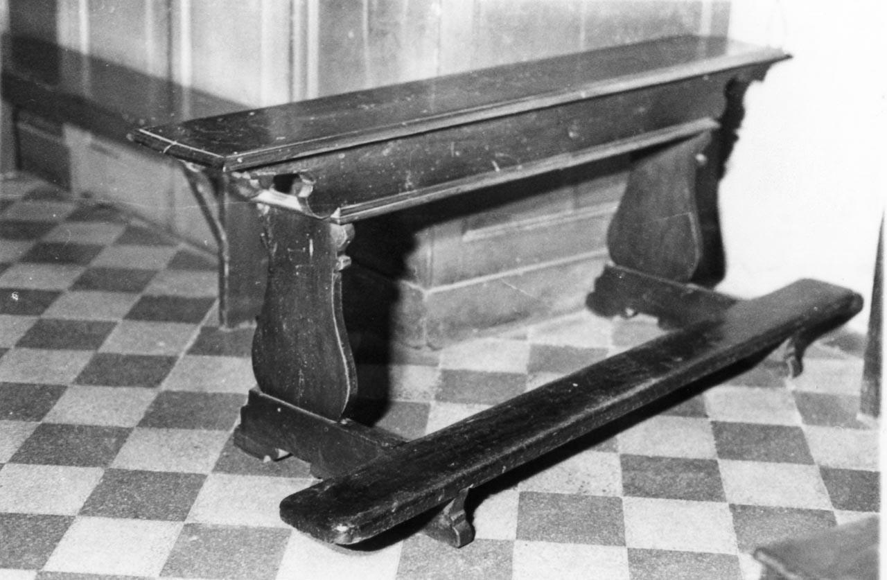 banco da chiesa - bottega reggiana (sec. XVII)