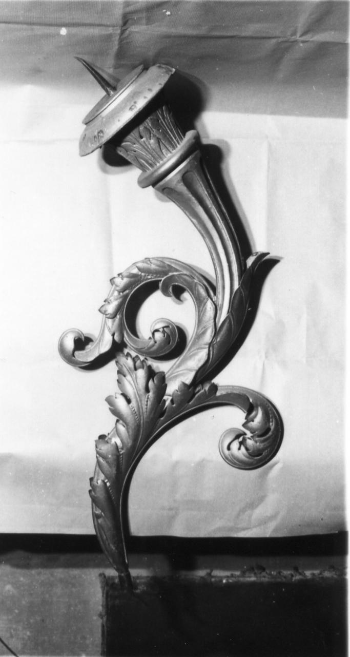 candeliere da parete, serie - bottega emiliana (sec. XIX)