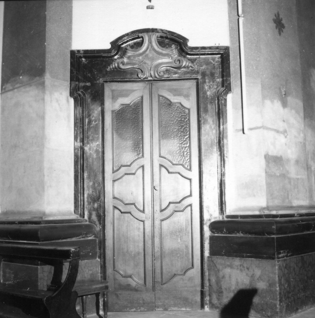 porta - a due battenti, serie - bottega reggiana (sec. XIX)