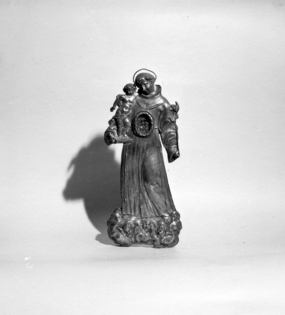 Sant'Antonio da Padova (reliquiario - a statuetta) - bottega emiliana (sec. XIX)
