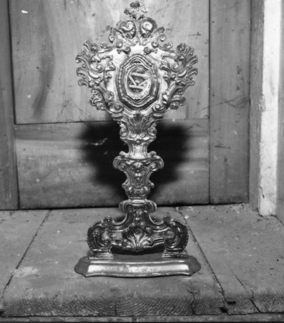 reliquiario - a ostensorio - bottega emiliana (sec. XVIII)