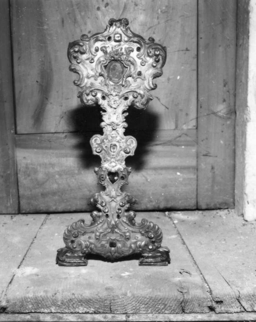 reliquiario - a ostensorio - bottega emiliana (sec. XVIII)