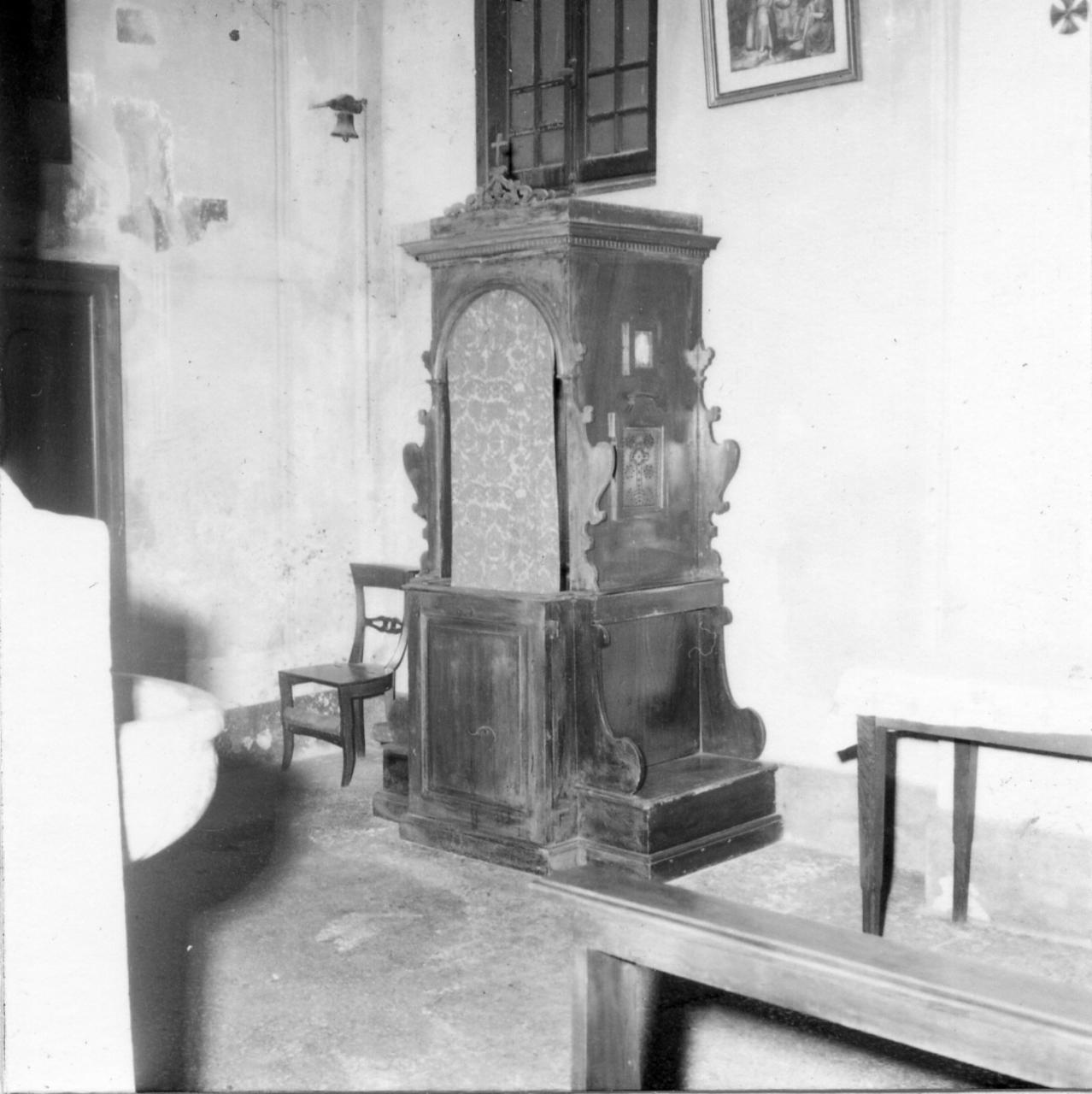 confessionale, serie - bottega reggiana (sec. XVIII)