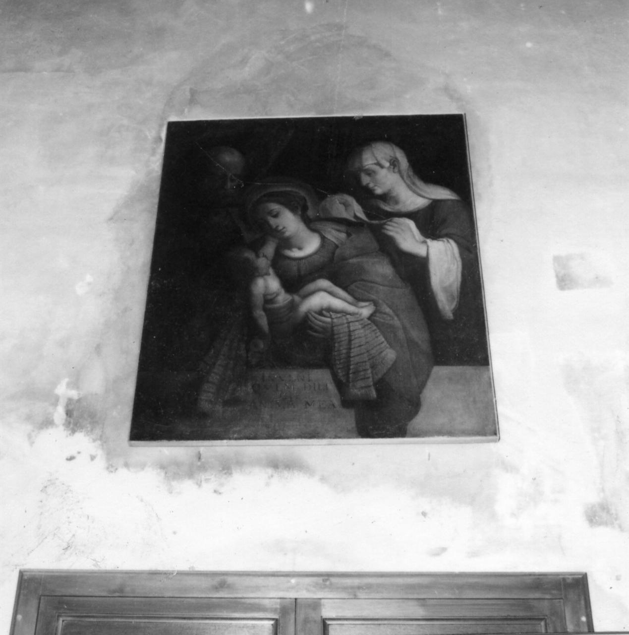 Sacra Famiglia con Sant'Anna (dipinto) - ambito emiliano (sec. XVII)