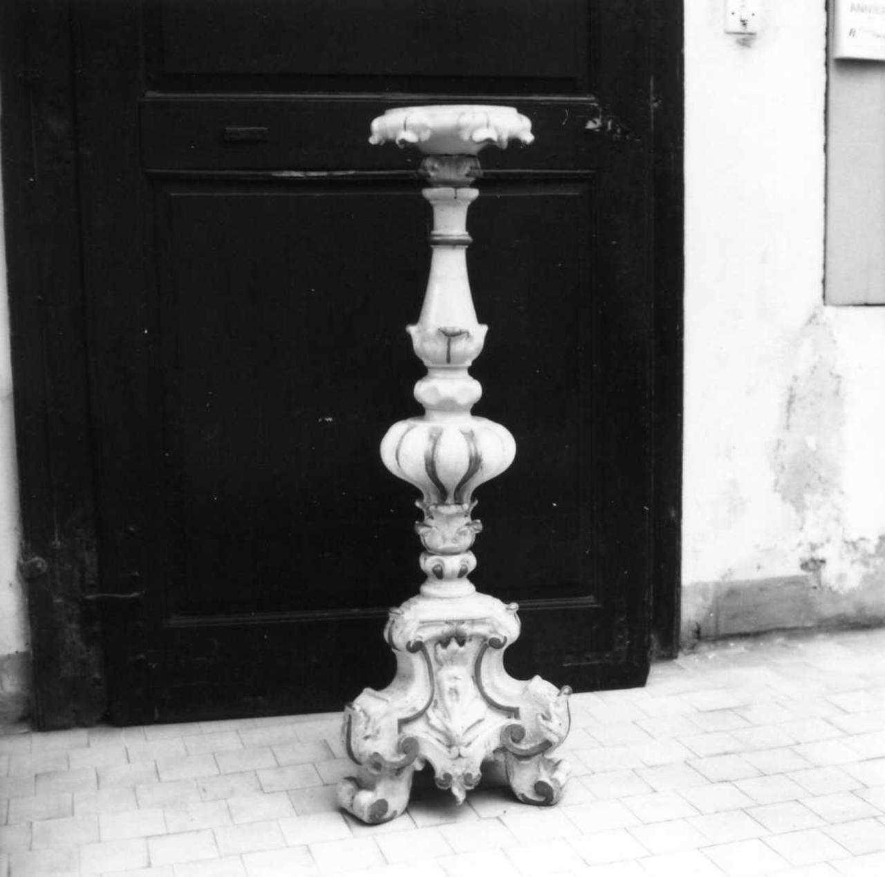 candeliere, serie - bottega emiliana (sec. XIX)