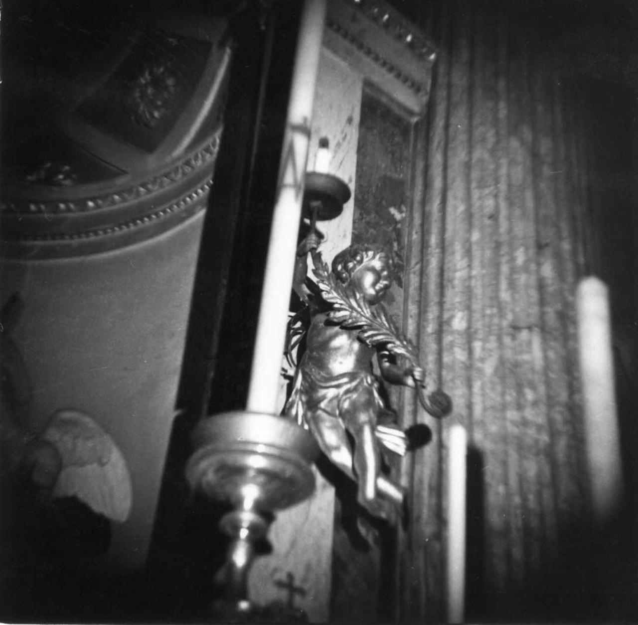 angioletti (candelabro - a statua) - bottega emiliana (prima metà sec. XIX)