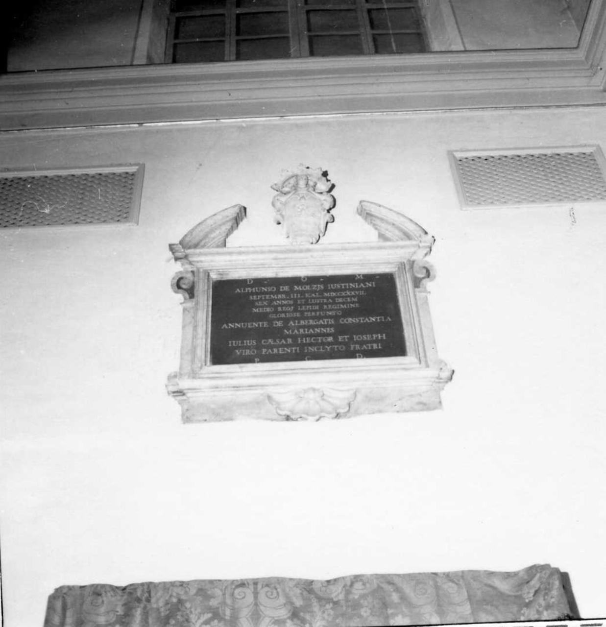 monumento funebre - a lastra - bottega reggiana (secondo quarto sec. XVIII)
