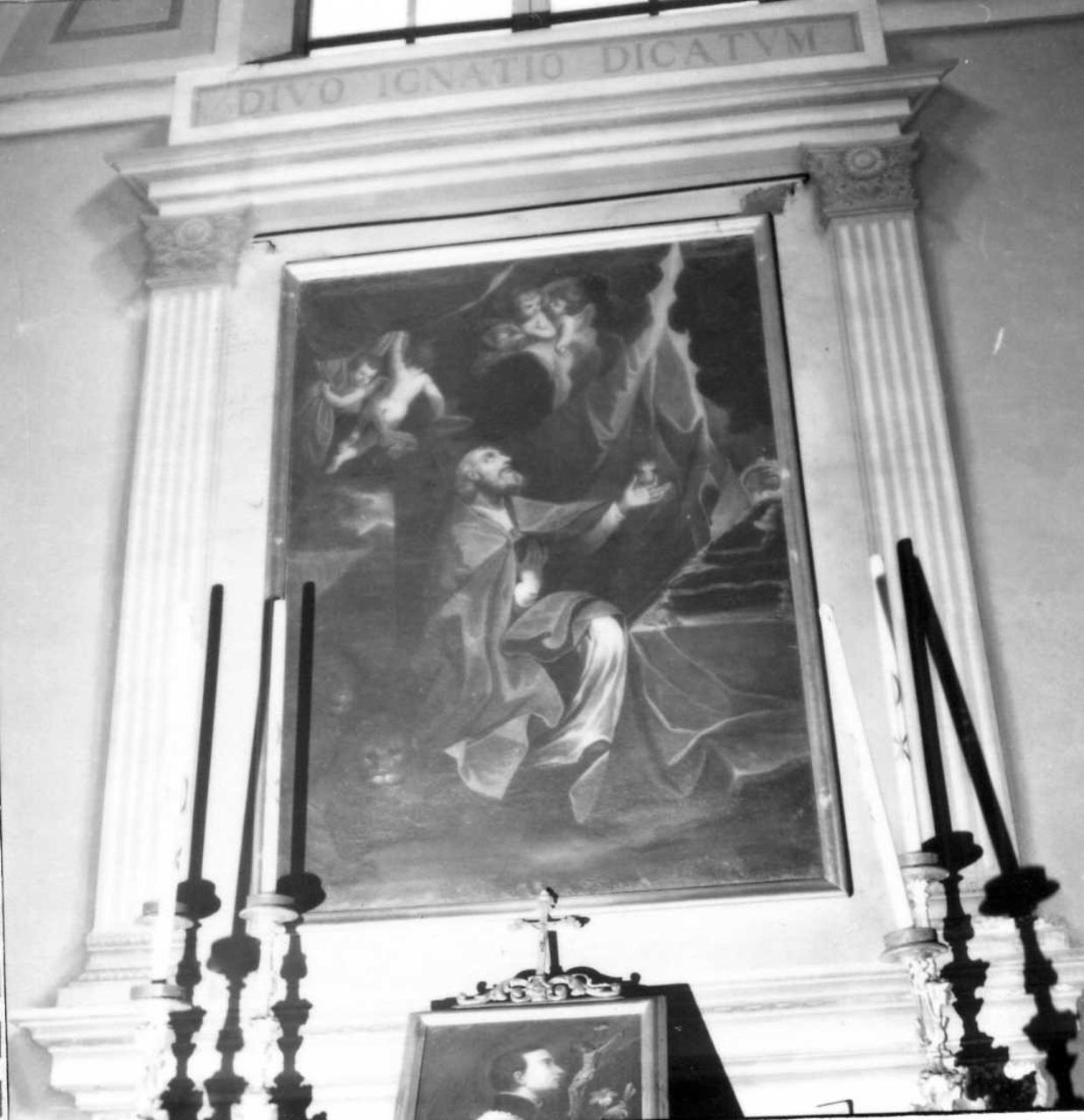 Sant'Ignazio di Loyola (dipinto) di Le Bel Giovan Battista (attribuito) (sec. XVIII)