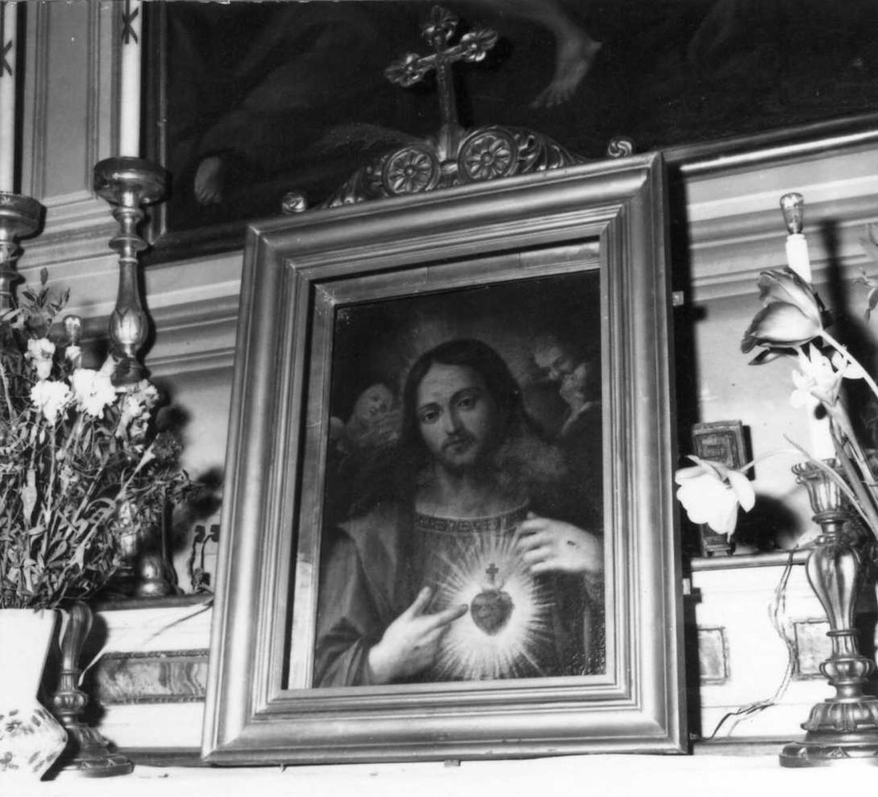 Sacro Cuore di Gesù (dipinto) - ambito emiliano (fine/inizio secc. XVIII/ XIX)