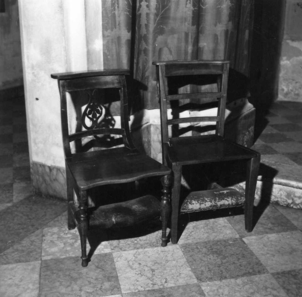 sedia-inginocchiatoio - bottega reggiana (sec. XIX)