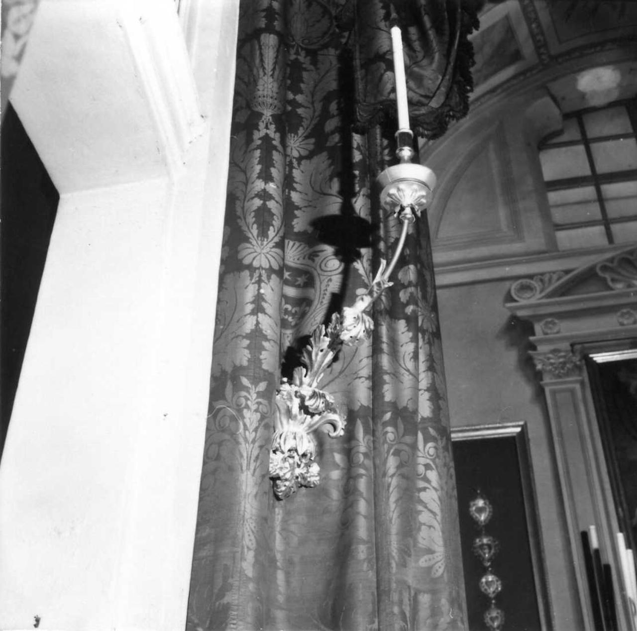 candeliere da parete, serie - bottega emiliana (sec. XIX)