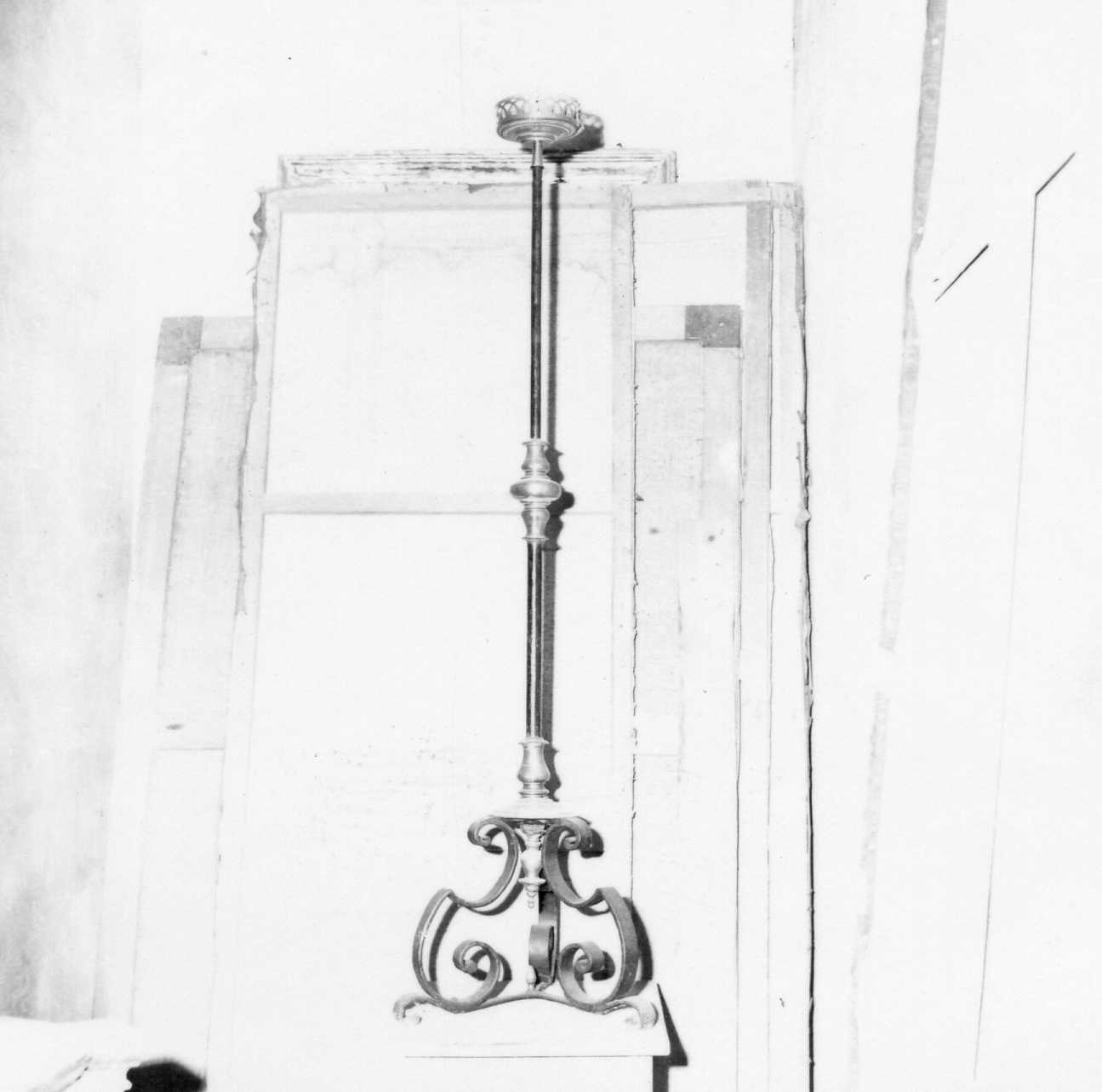 torciera - bottega emiliana (secc. XVIII/ XIX)