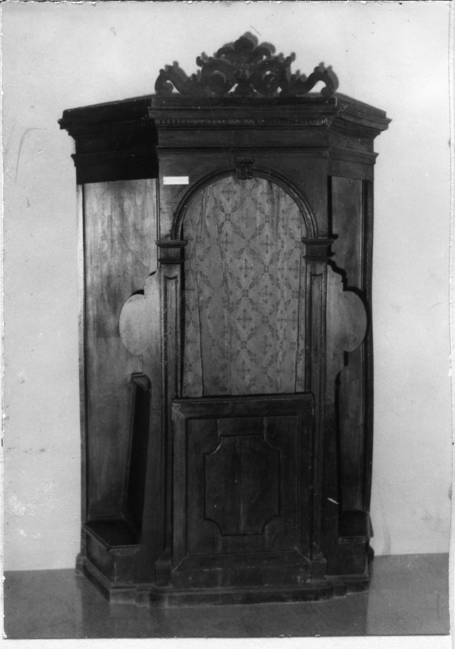 confessionale - bottega modenese (prima metà sec. XVIII)