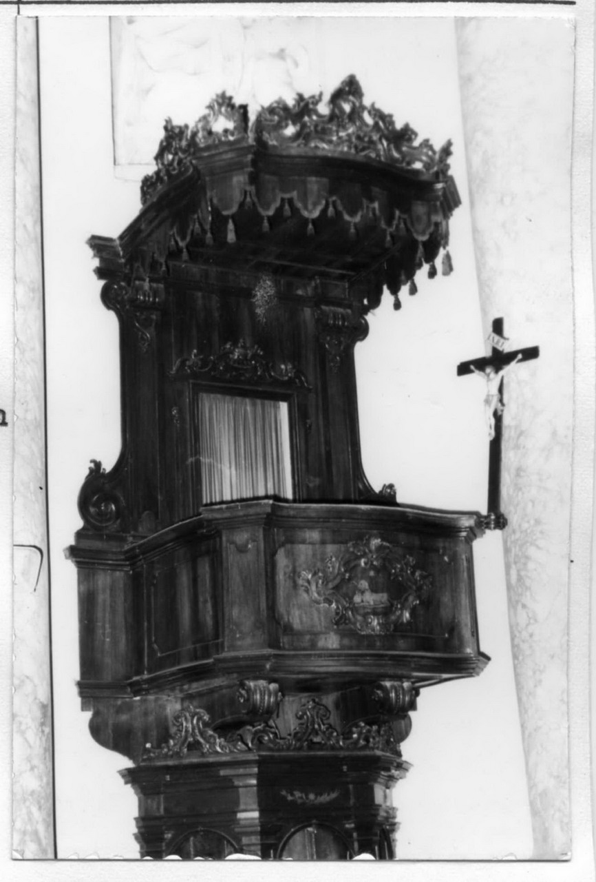 stemma dell'Ordine domenicano (pulpito) - bottega modenese (sec. XVIII)