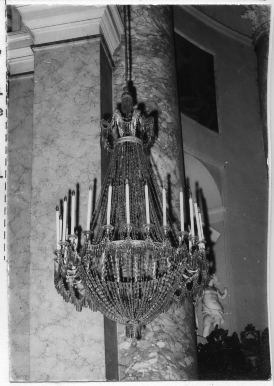 lampadario, serie - bottega modenese (sec. XIX)