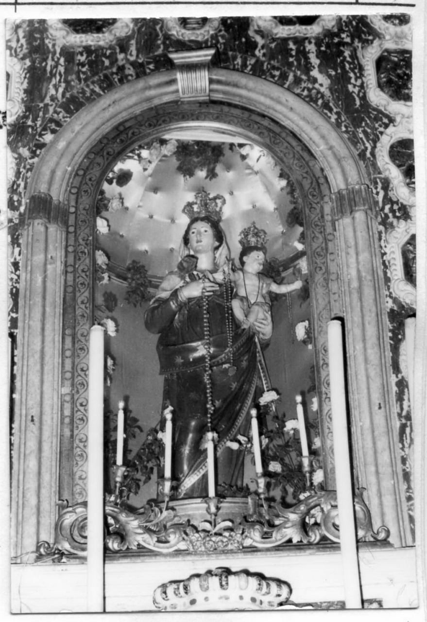 Madonna con Bambino (statua) di Tadolini Petronio (sec. XVIII)