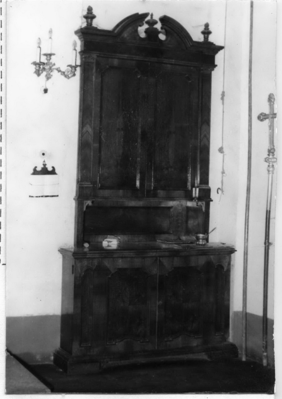 motivi decorativi architettonici (armadio - a muro, serie) - bottega modenese (sec. XVIII)