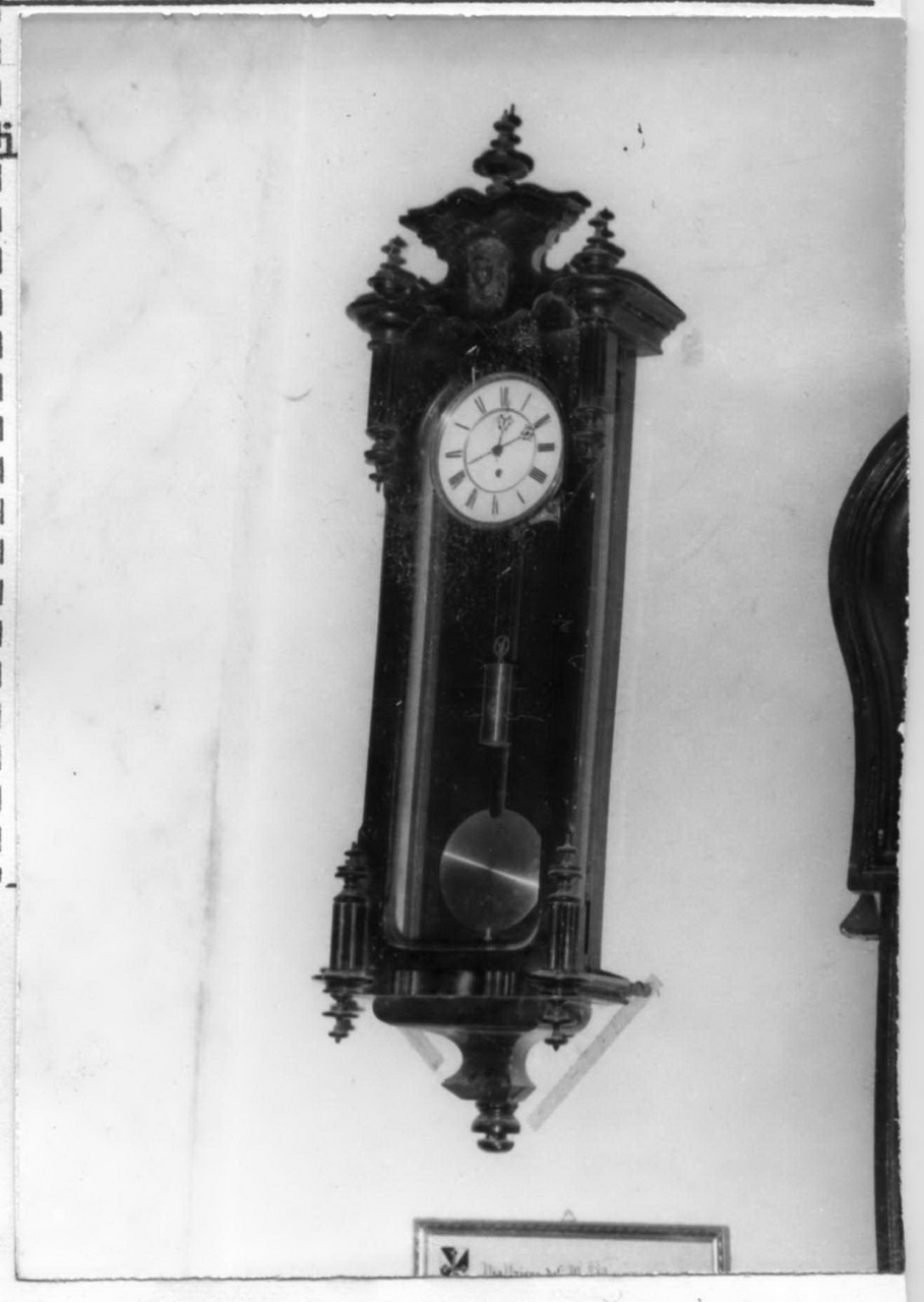 angelo (cassa di orologio a pendolo) - bottega modenese (sec. XIX)