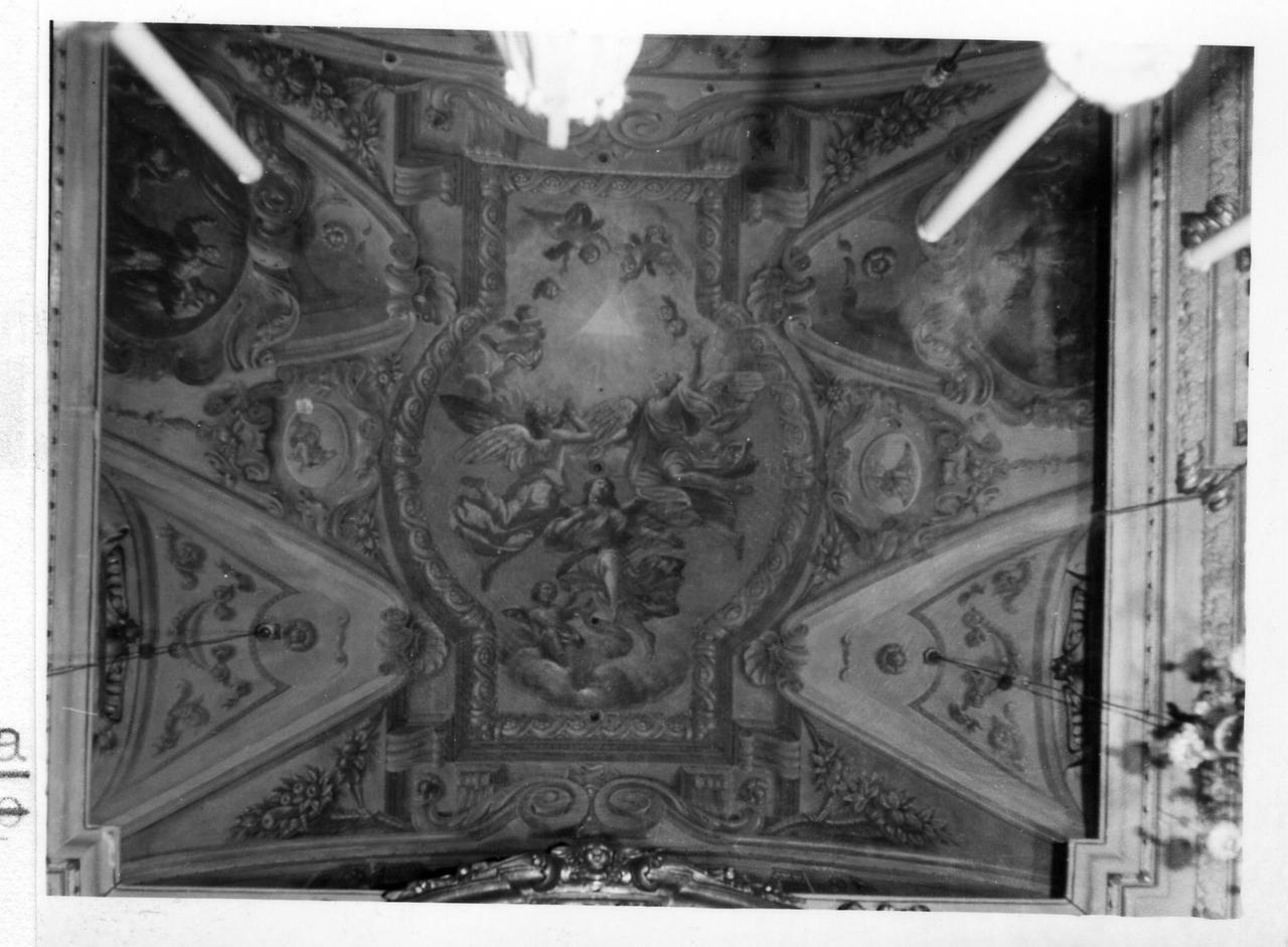 gloria del nome di Dio (decorazione pittorica) di Manzini Luigi, Crespolani Camillo (sec. XIX)