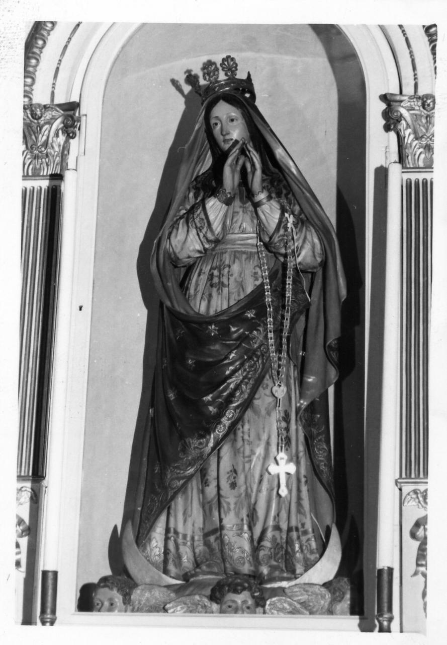 Madonna di Guadalupe (statua) di Righi Luigi (sec. XIX)