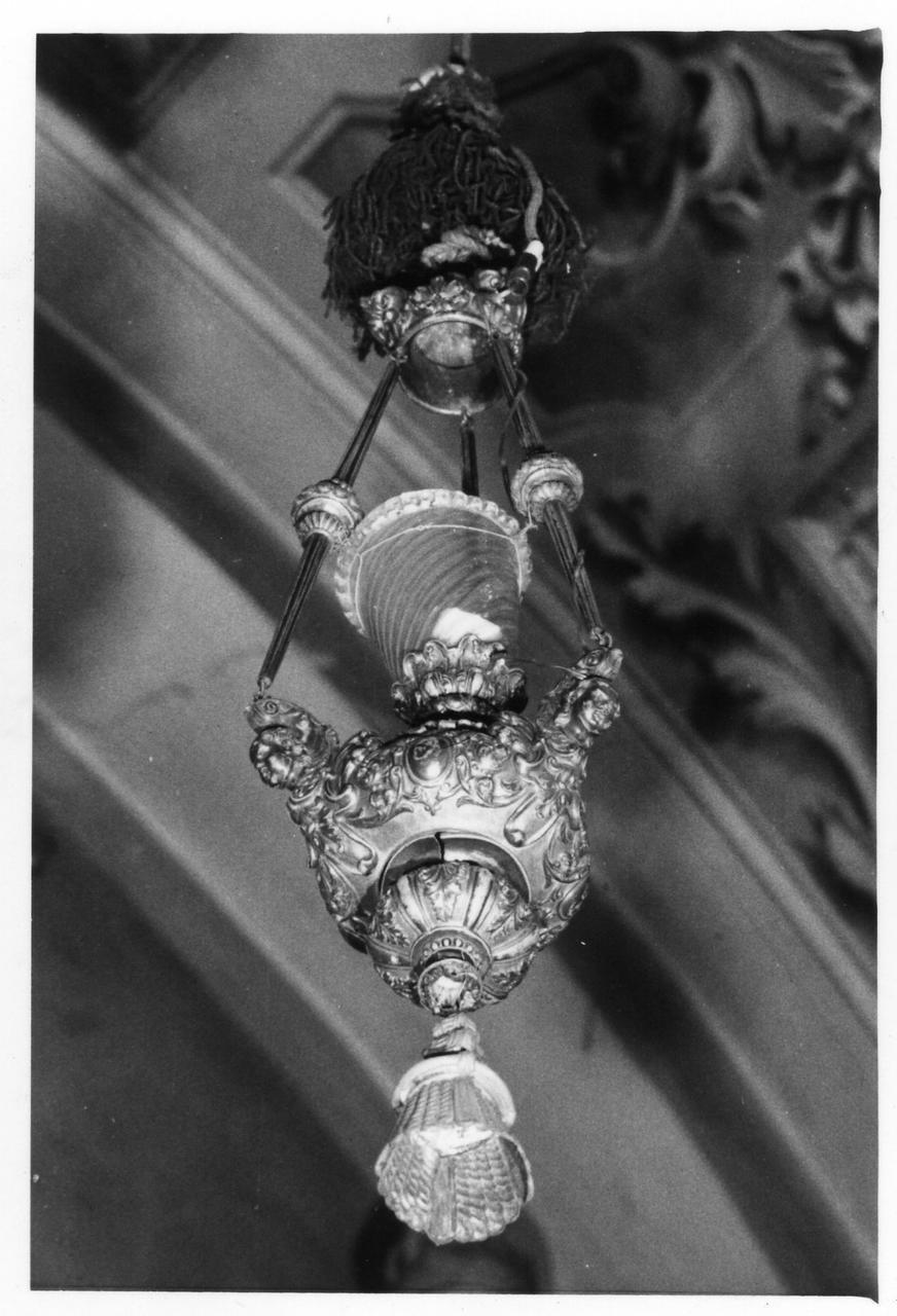 lampada pensile - bottega italiana (prima metà sec. XIX)