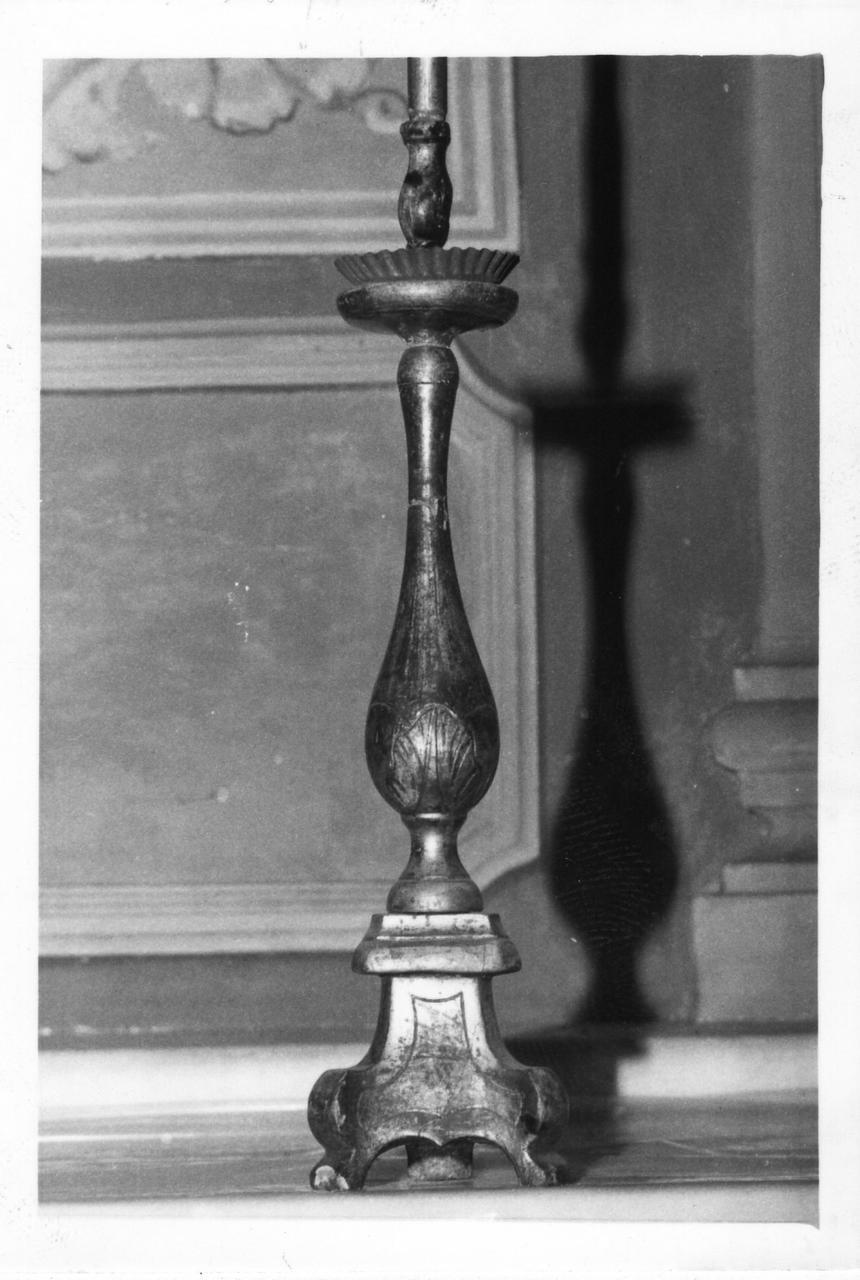 candeliere, serie - bottega modenese (prima metà sec. XIX)