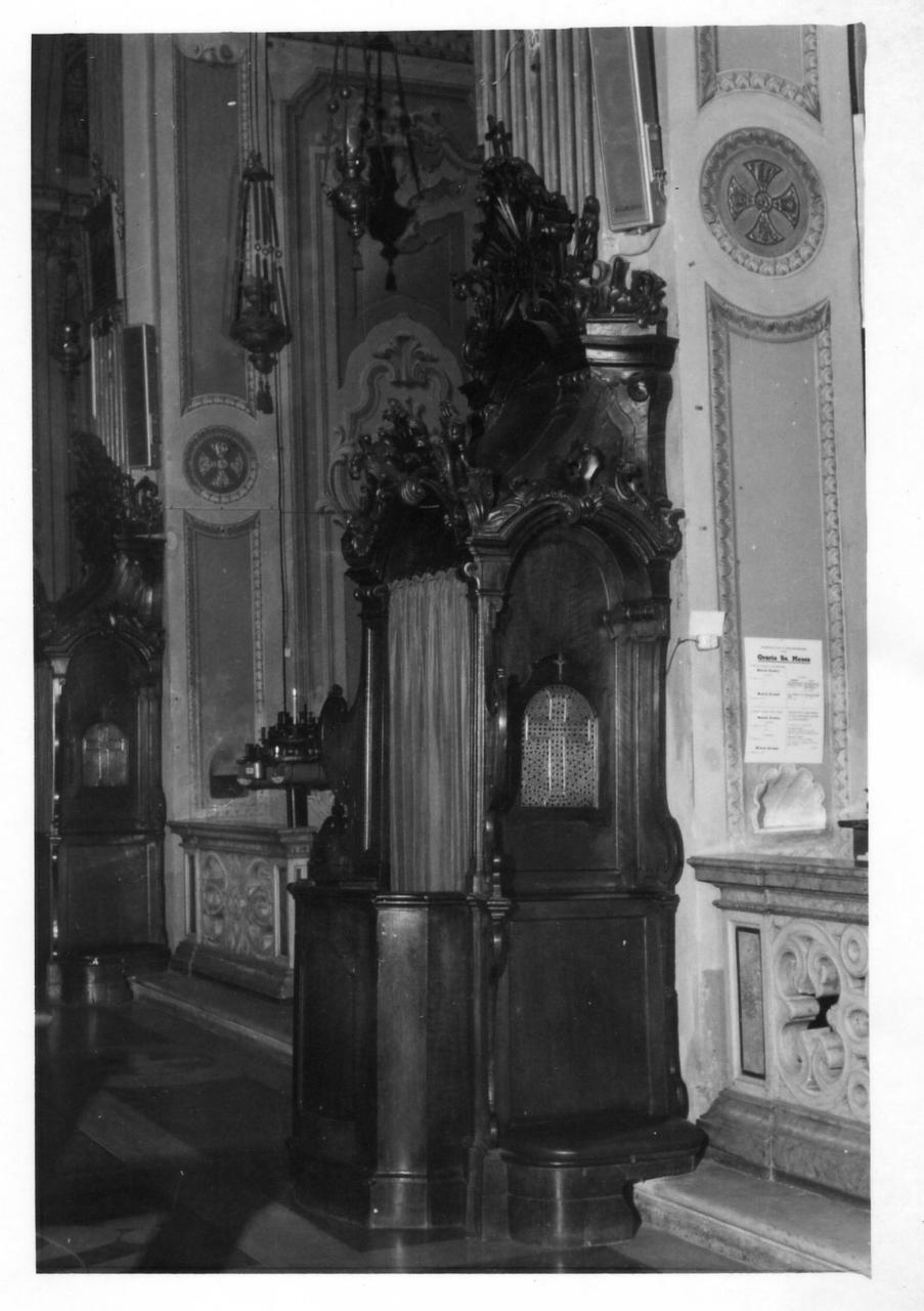 confessionale, serie - bottega modenese (sec. XVIII)